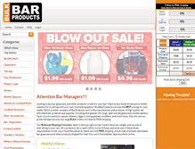 Tablet Screenshot of bulkbarproducts.com